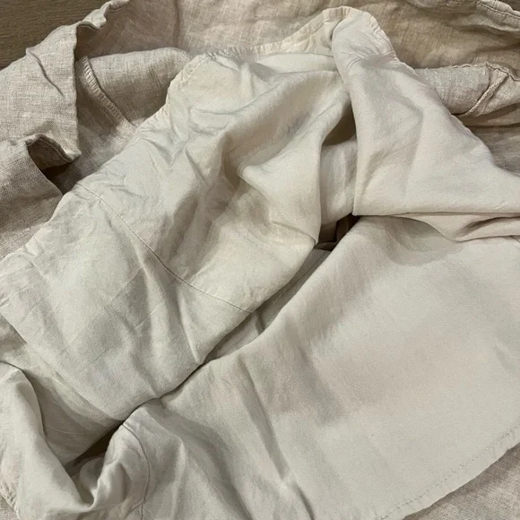 Diish Milahn natural linen midi dress 4 - Picture 8 of 8